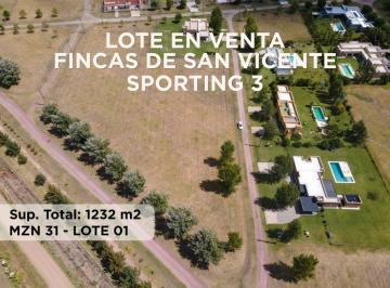 Terreno · 1232m² · Lote 1232 m Fincas de San Vicente Sporting Venta