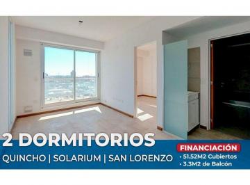 Departamento · 52m² · 3 Ambientes · 1 Cochera · Departamento en Venta 2 Dorm. San Lorenzo