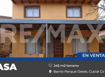 Casa · 90m² · 4 Ambientes · Casa 2 Dorm. en 2 Plantas Cutral Co