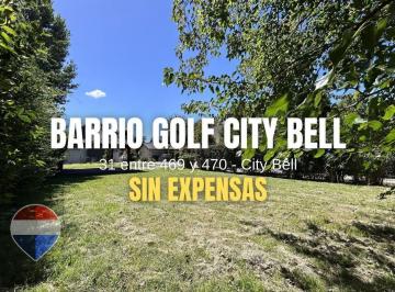 Terreno · 444m² · Lote en Venta en Barrio Golf City Bell