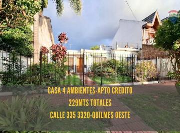 Casa · 70m² · 4 Ambientes · 1 Cochera · Venta de Casa Calle, Quilmes Oeste