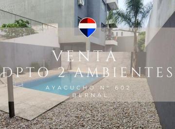 Departamento · 39m² · 2 Ambientes · Venta Depto 2 Amb Toilette Balcon Estrenar Bernal