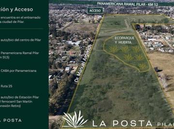 Terreno · 569m² · Venta Lote en Barrio Privado La Posta Pilar