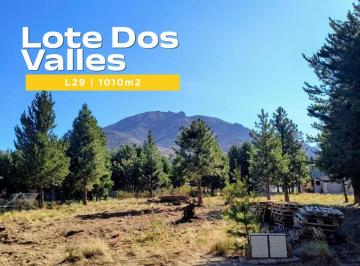 Terreno · 1010m² · Venta Lote 1010 m² Dos Valles con Fondo Verde