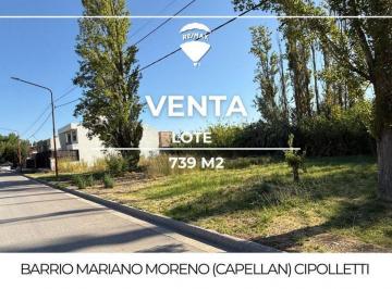 Terreno · 740m² · Lote en Venta Barrio Capellan Cipolletti