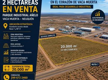 Terreno · 20000m² · Vendo 2 Hetareas Añelo