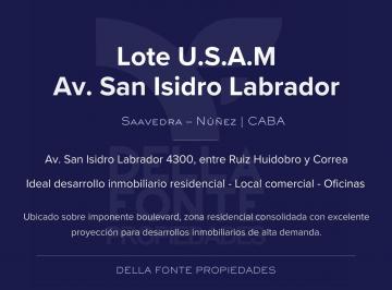 Terreno · 152m² · Terreno - Lote - Usam - Av San Isidro Labrador 4300
