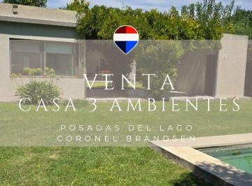 Casa · 162m² · 3 Ambientes · 2 Cocheras · Alquiler Casa 3 Amb Piscina Posada de Los Lagos