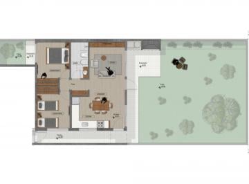PH · 61m² · 3 Ambientes · PH en Venta La Plata Refaccionado 2 Dorm.