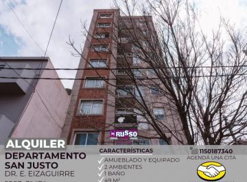 RUS-RUS-11059_2 · Alquiler Departamento Semipiso 2 Ambientes San Justo