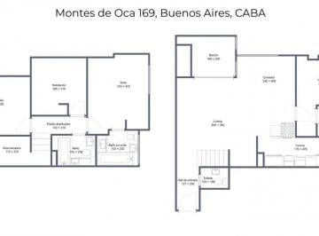 Departamento · 110m² · 5 Ambientes · 1 Cochera · Av Montes de Oca 169