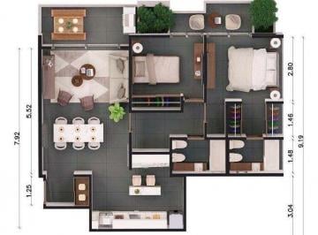 Departamento · 79m² · 3 Ambientes · Isabel La Católica 355