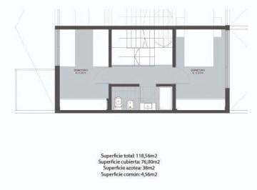 Departamento · 76m² · 3 Ambientes · Santo Domingo 2980