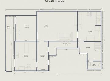 Departamento · 92m² · 4 Ambientes · Palos 471