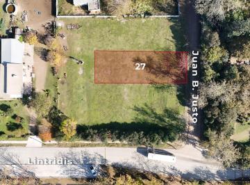 Terreno · 404m² · Terrenos en Venta. Sup. de 405 m². Lintridis y Juan B Justo. Ciudad Zarate