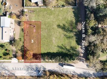 Terreno · 504m² · Terrenos en Venta. Sup. de 504 m². Lintridis y Juan B Justo. Ciudad Zarate