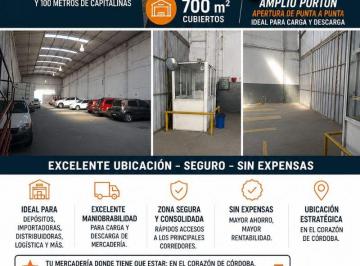 Bodega-Galpón de 1 ambiente, Córdoba · Alquiler Galpon Centro de Cordoba