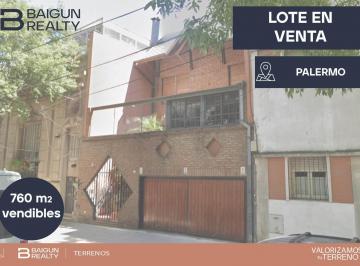 Terreno · 227m² · Terreno en Venta en Palermo, 760 m² Vendibles