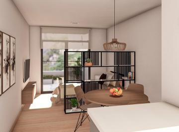 Hambiente integrado · Departamento Monoambiente en Venta en Villa Urquiza Caba a Estrenar