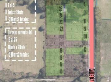 Terreno · 280m² · Terrenos en Venta 10 X 28 m - 280 m² Totales - Barrio Gambier