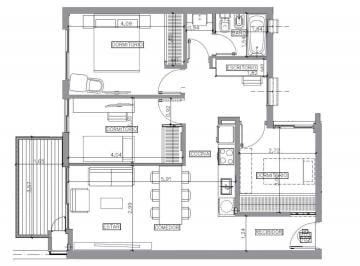 Departamento · 68m² · 4 Ambientes · 1 Cochera · Departamento 4 Ambientes en Pozo Florida Oeste