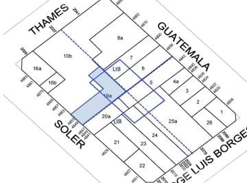 Terreno · 357m² · 7 Ambientes · 1 Cochera · Lote, Terreno Palemo Soho, Apto Comercial, Residencial, Oportunidad
