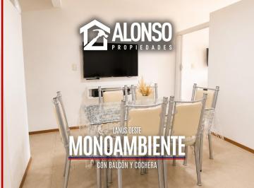 Departamento · 38m² · 1 Ambiente · 1 Cochera · Venta - Monoambiente con Balcón y Cochera - Lanús