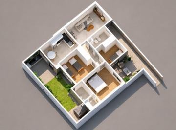 Casa · 96m² · 4 Ambientes · Venta Casa Pasillo Unica de 3 Dorm, 2 Baños, Patio y Terraza