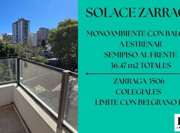 Departamento de 1 ambiente, Colegiales · Venta a Estrenar Monoambiente Balcon Frente Vista Abierta 37 m²