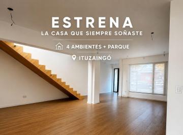 Casa · 175m² · 4 Ambientes · 2 Cocheras · Casa 4 Ambientes Venta Ituzaingo Norte a Estrenar