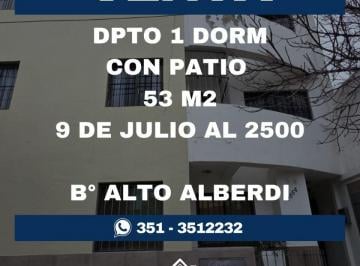 Departamento de 3 ambientes, Córdoba · Excelente Dpto en Venta C/ Patio B° Alto Alberdi