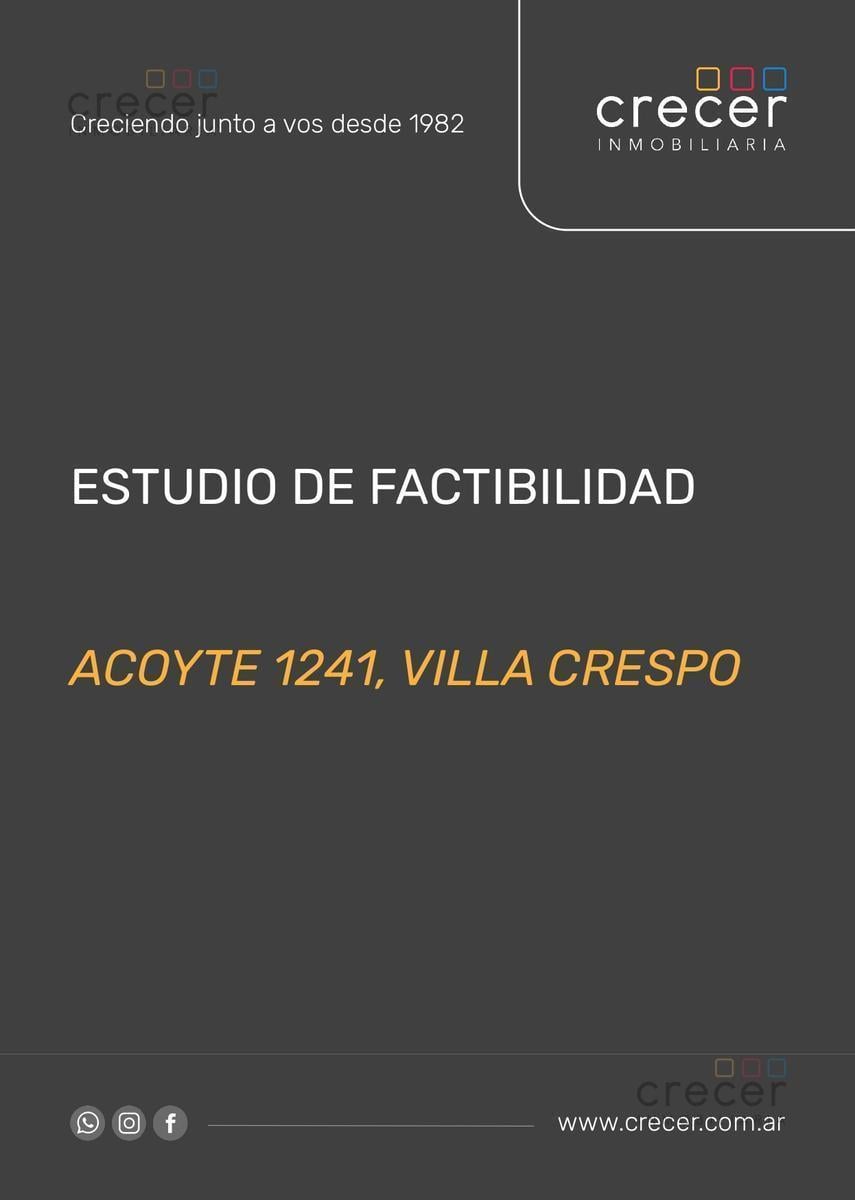 Acoyte al 1200, Caballito, Capital Federal