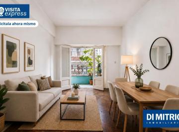 Living Comedor · Depto 3 Amb Monserrat Balcon Corrido Al Frente