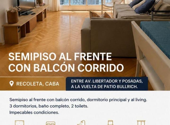 Departamento · 105m² · 4 Ambientes
