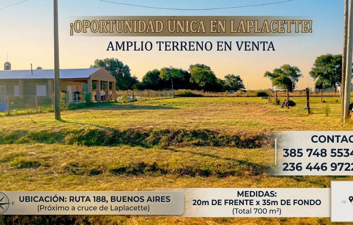 Manzana 6 Lote 4 Laplacette, Laplacette, Junín