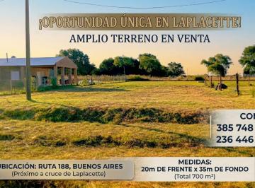 Terreno , Junín · Amplio Terreno en Laplacette
