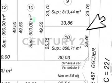 Terreno · 856m² · Venta de Lote