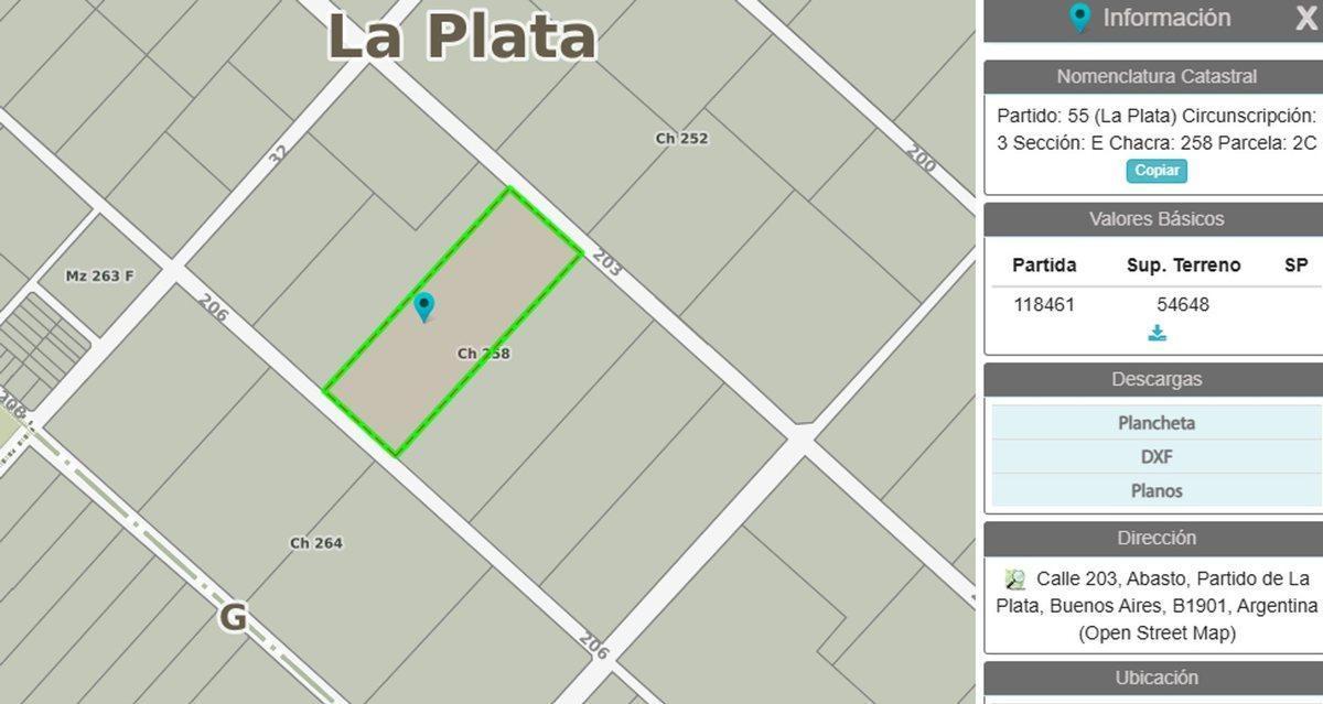 Calle 203 Entre 32 y 38 S/N,  Abasto, La Plata