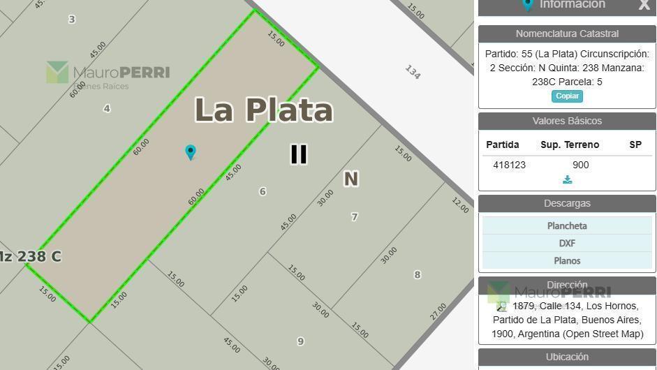 134 e/ 70 y 71, Los Hornos, La Plata