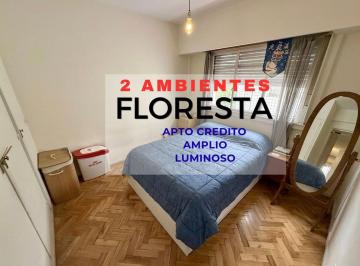 Departamento · 41m² · 2 Ambientes · 2 Ambientes Floresta Apto Credito Buena Ubicacion