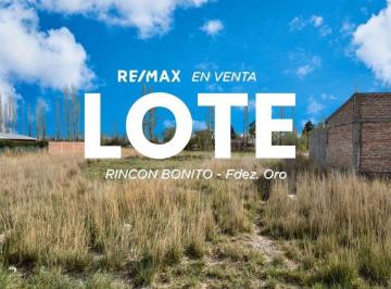 Terreno · 300m² · Venta Lote 300 m², B° Rincon Bonito, Fernandez Oro