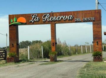 Terreno · 300m² · Venta de Lote en Reserva del Oeste