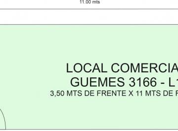 Local comercial 38m² Alquiler Los Troncos · Alquilo Local Comercial Sobre Calle Guemes