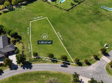 Terreno · 1221m² · Lote en Venta de 1221 m² en Barrio Fincas del Alba, Ezeiza