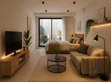 Departamento · 32m² · 1 Ambiente · Venta Monoambiente con Patio a Estrenar Apto Profesional