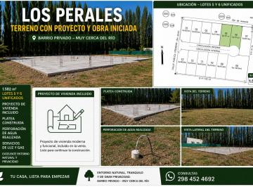Terreno , General Roca · Dos Lotes Unificados con Platea y Proyecto