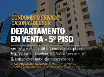 Departamento de 6 ambientes, Córdoba · Oportunidad Venta Complejo Casonas del Sur - 3 Dorm.
