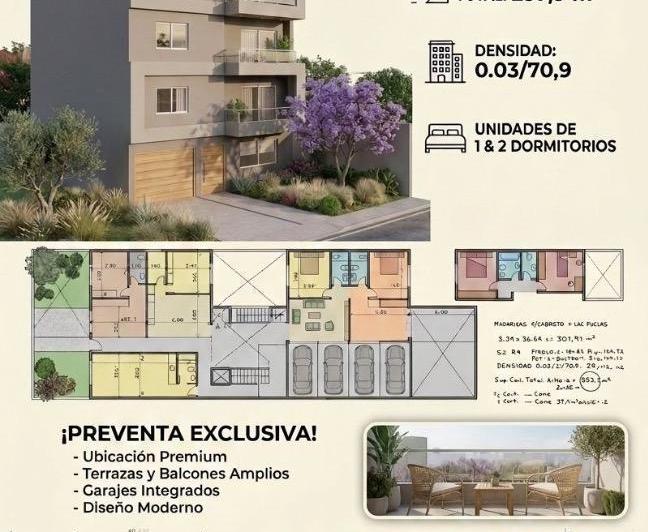 Departamento · 50m² · 2 Ambientes