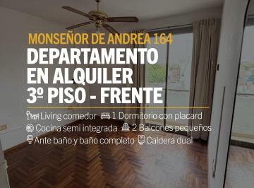 Departamento de 3 ambientes, Córdoba · Frente a Plaza Jerónimo del Barco | 1 Dormitorio con 2 Balcones