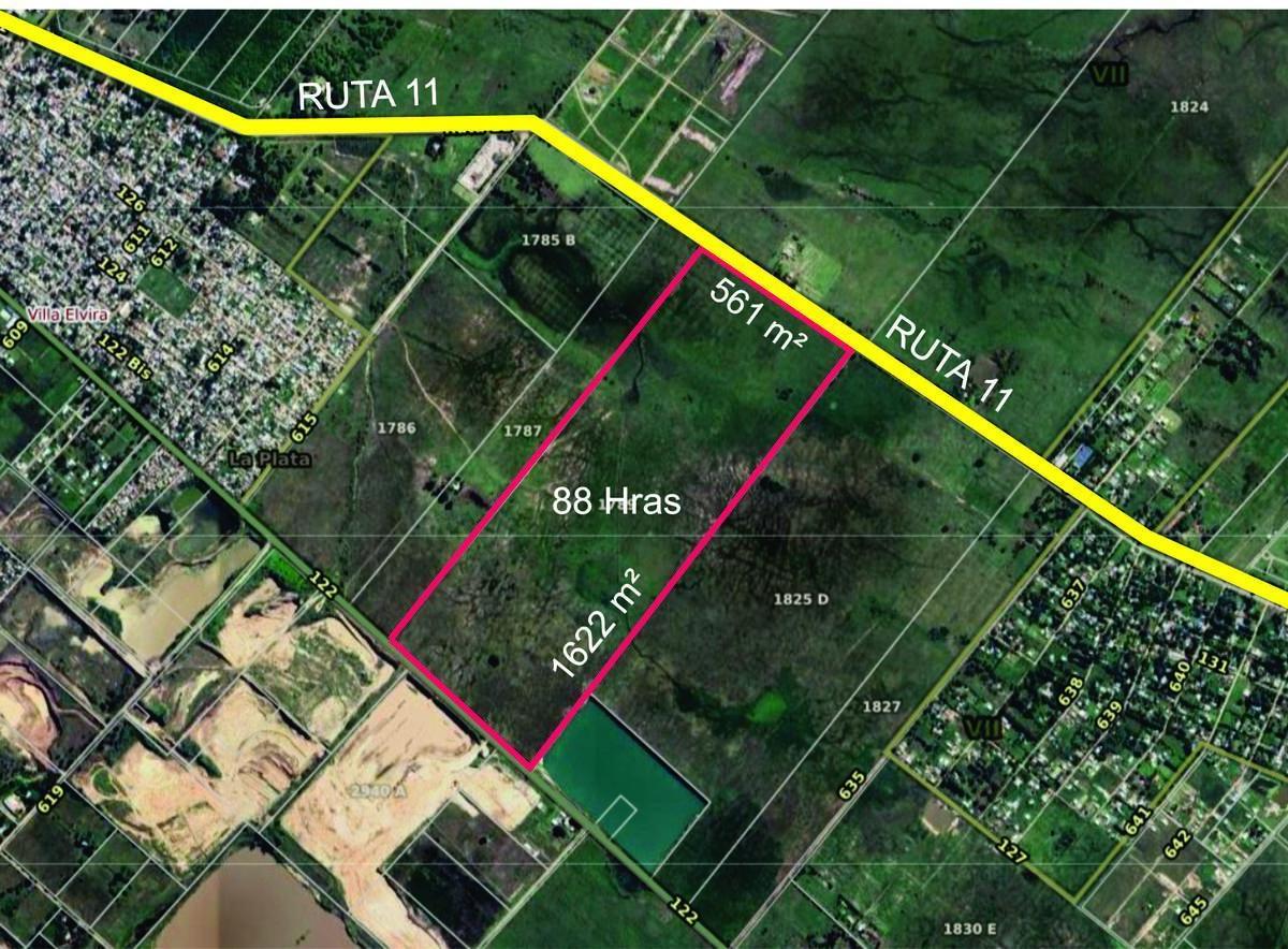 Ruta 11y618 (88 Has), Villa Elvira, La Plata